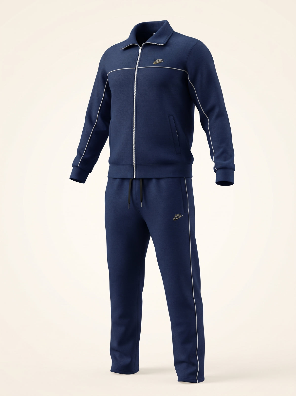 Women's Premium Cotton Fleece Tracksuit – 350 GSM Ultra-Warm Zip-Up Set, Baggy Trouser | 3 Colors – Nighat Apparel