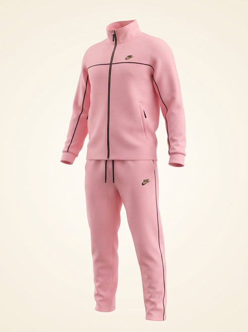 Women's Premium Cotton Fleece Tracksuit – 350 GSM Ultra-Warm Zip-Up Set, Baggy Trouser | 3 Colors – Nighat Apparel