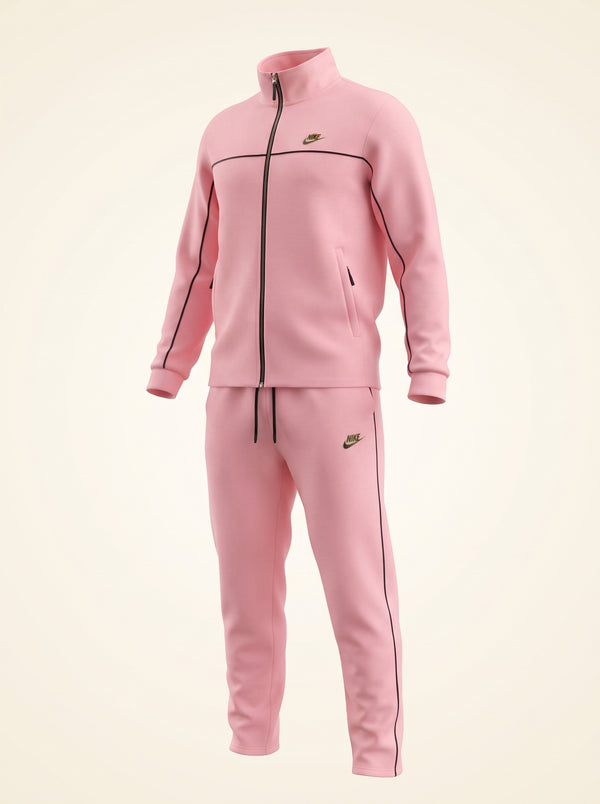 Women's Premium Cotton Fleece Tracksuit – 350 GSM Ultra-Warm Zip-Up Set, Baggy Trouser | 3 Colors – Nighat Apparel