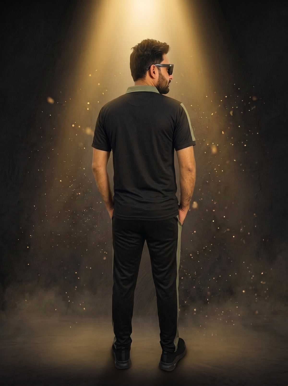Men's Premium Polo Tracksuit – Contrast Collar Dri-Fit Suit | Gym & Casual Wear