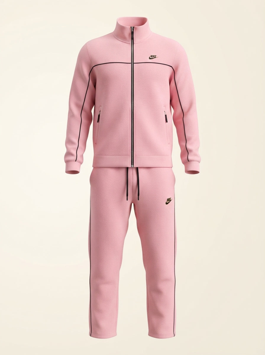 Women's Premium Cotton Fleece Tracksuit – 350 GSM Ultra-Warm Zip-Up Set, Baggy Trouser | 3 Colors – Nighat Apparel