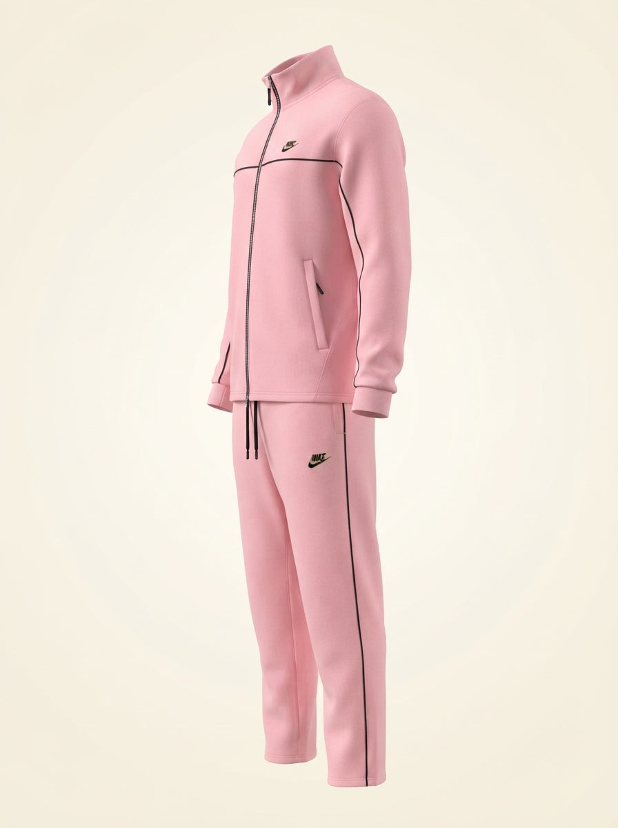 Women's Premium Cotton Fleece Tracksuit – 350 GSM Ultra-Warm Zip-Up Set, Baggy Trouser | 3 Colors – Nighat Apparel