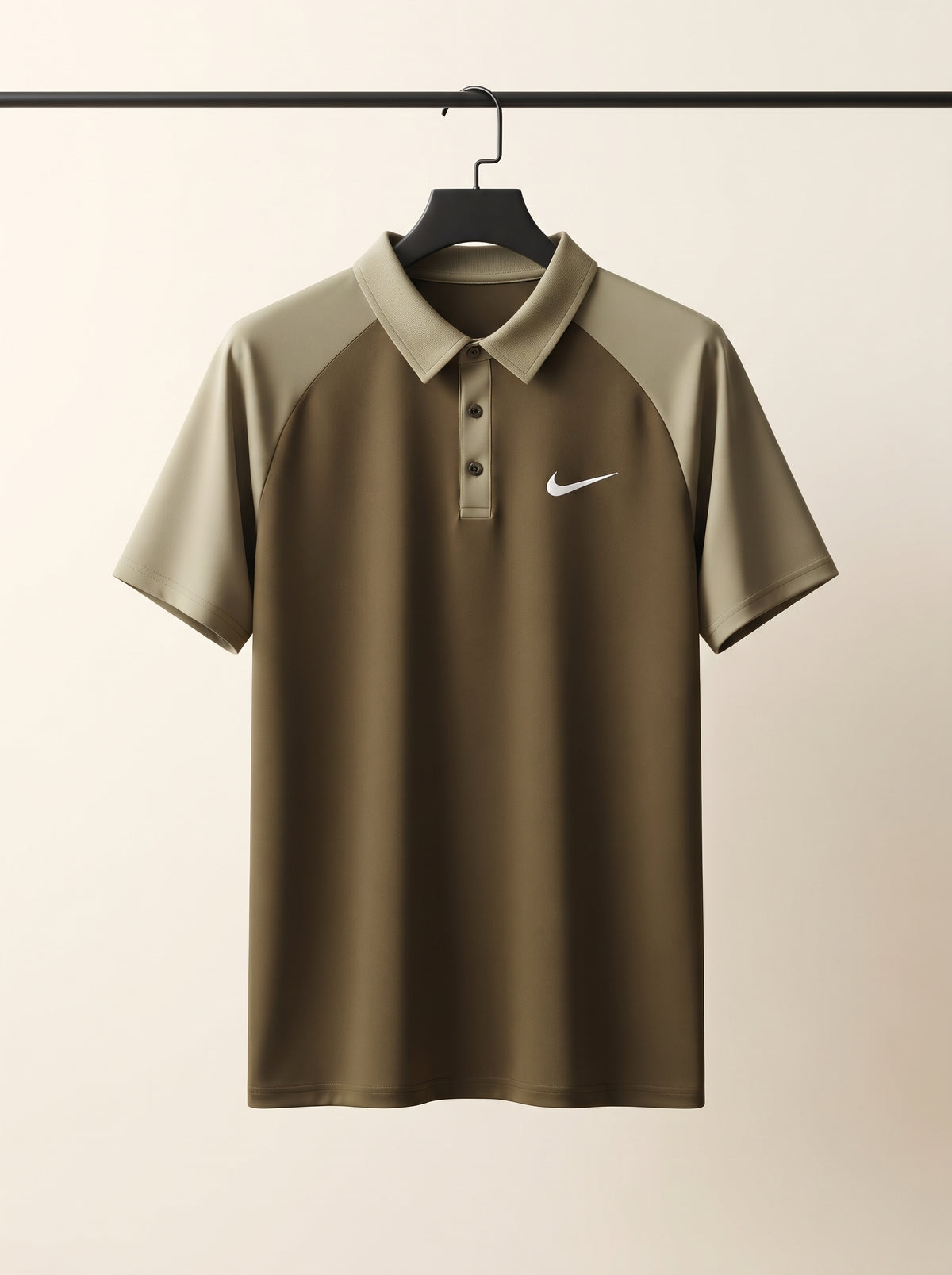 Men's Lycra Polo Shirt – Imported Power-Stretch Fabric, Raglan Contrast Sleeves | 5 Colors – Nighat Apparel